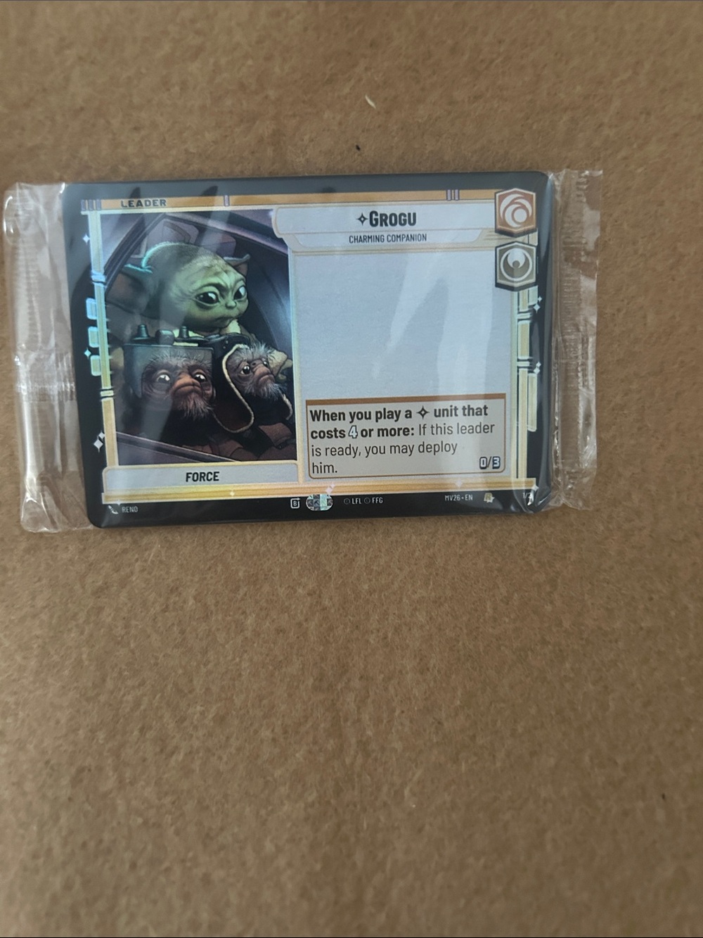 AMC The Mandalorian and Grogu – Grogu Movie Collectible Game Leader Card